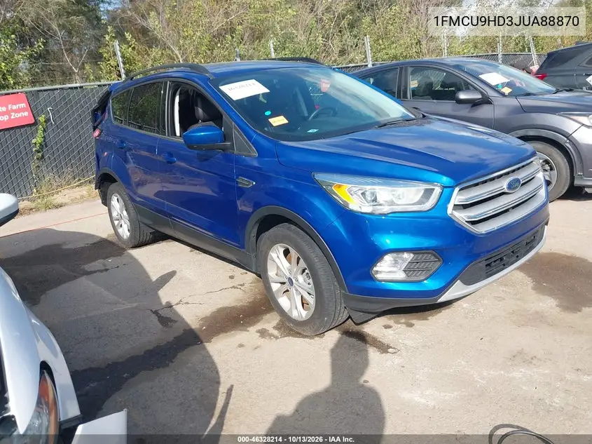 FORD ESCAPE 2018, VIN 1FMCU9HD3JUA88870