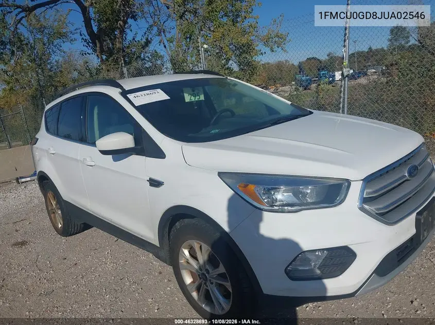 FORD ESCAPE 2018, VIN 1FMCU0GD8JUA02546