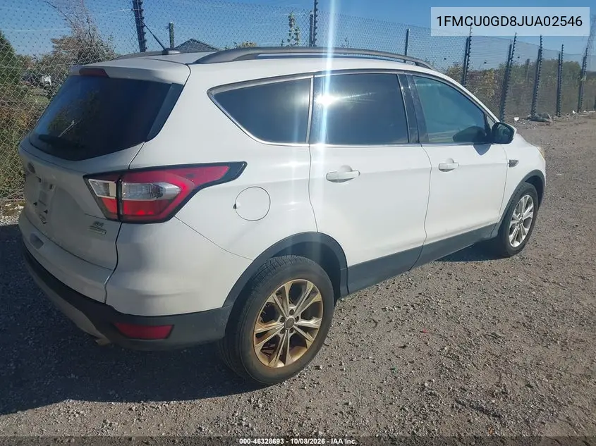 2018 FORD ESCAPE VIN 1FMCU0GD8JUA02546 — фото 4