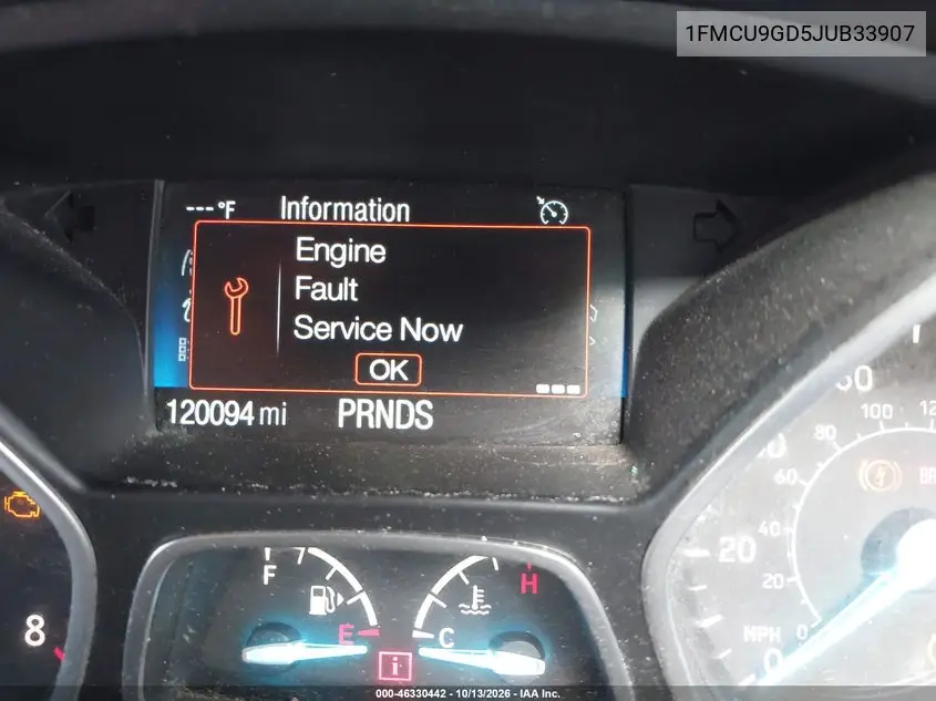2018 FORD ESCAPE VIN 1FMCU9GD5JUB33907 — фото 15