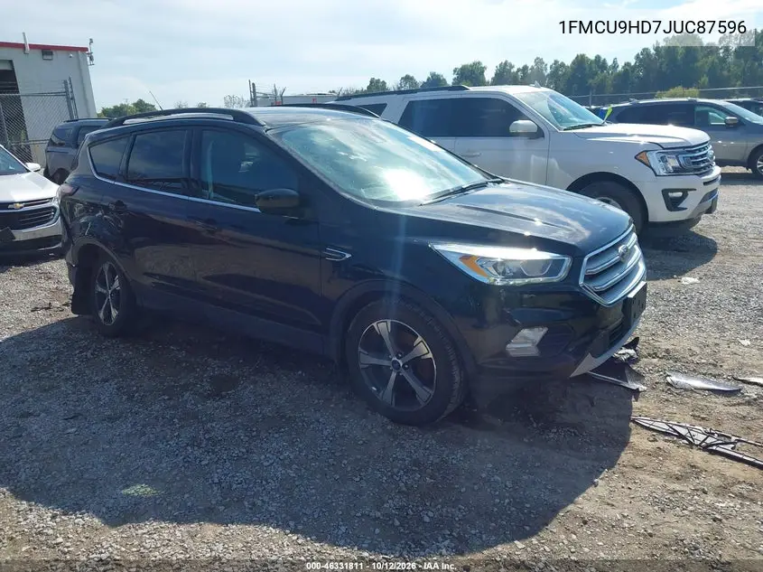FORD ESCAPE 2018, VIN 1FMCU9HD7JUC87596