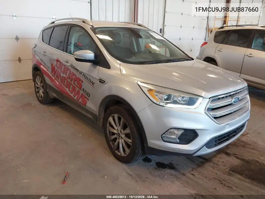 FORD ESCAPE 2018, VIN 1FMCU9J98JUB87660