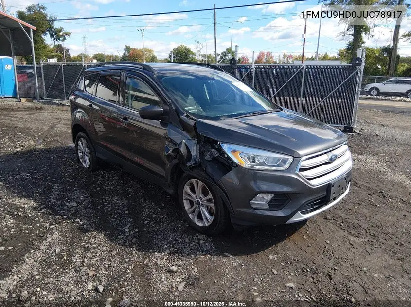FORD ESCAPE 2018, VIN 1FMCU9HD0JUC78917