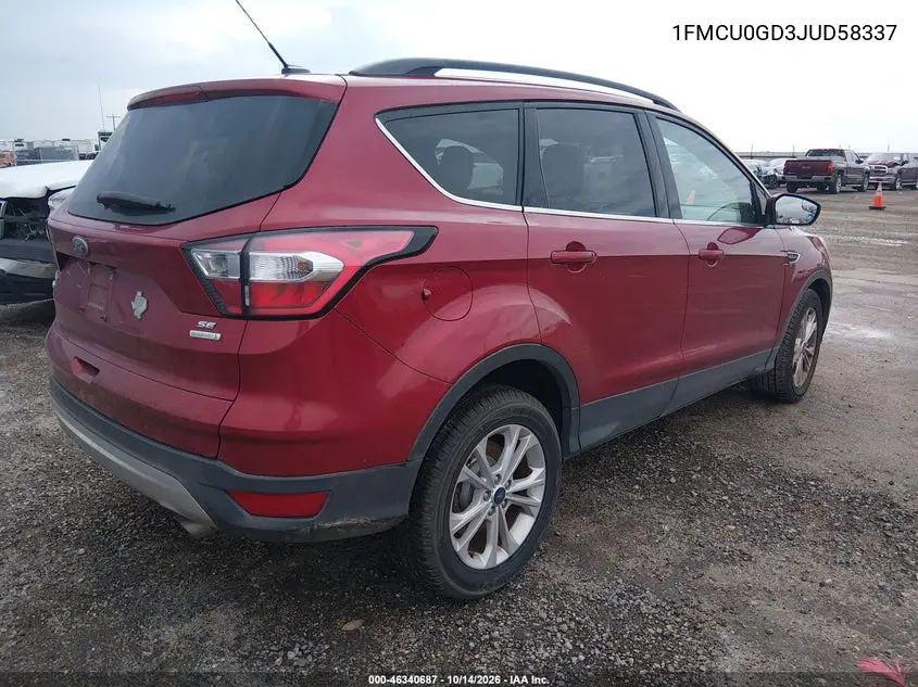 2018 FORD ESCAPE VIN 1FMCU0GD3JUD58337 — фото 4