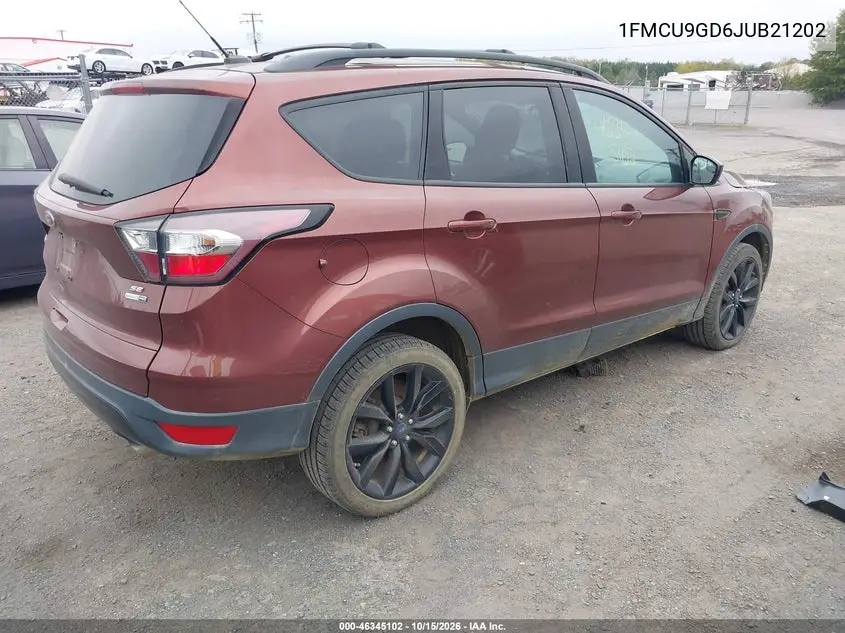 2018 FORD ESCAPE VIN 1FMCU9GD6JUB21202 — фото 4