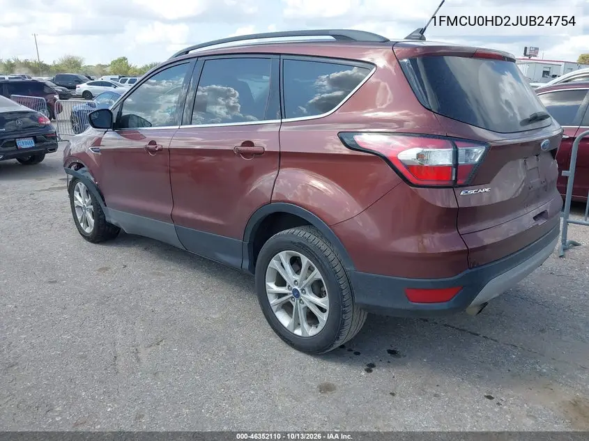 2018 FORD ESCAPE VIN 1FMCU0HD2JUB24754 — фото 3