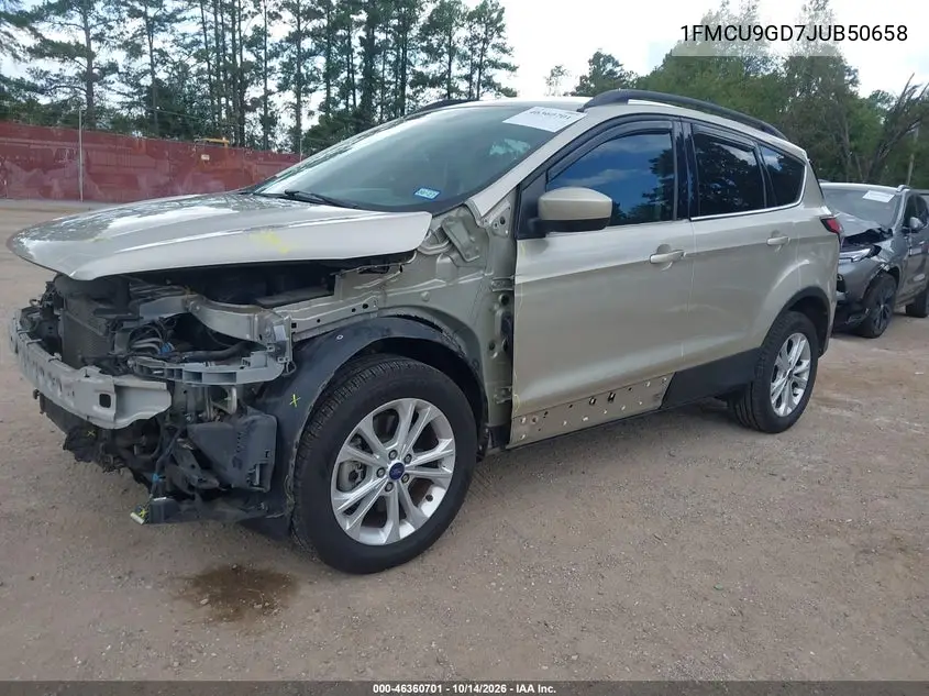 2018 FORD ESCAPE VIN 1FMCU9GD7JUB50658 — фото 2