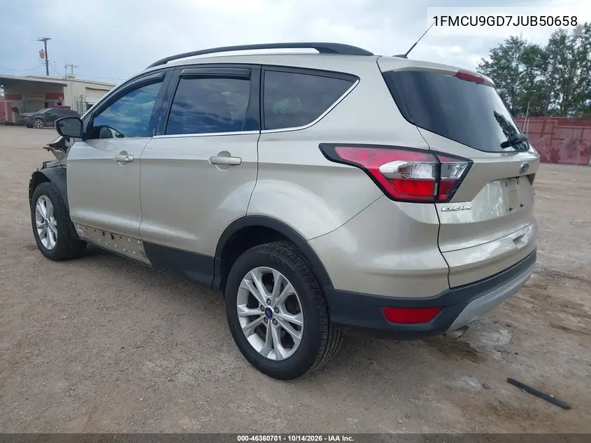 2018 FORD ESCAPE VIN 1FMCU9GD7JUB50658 — фото 3