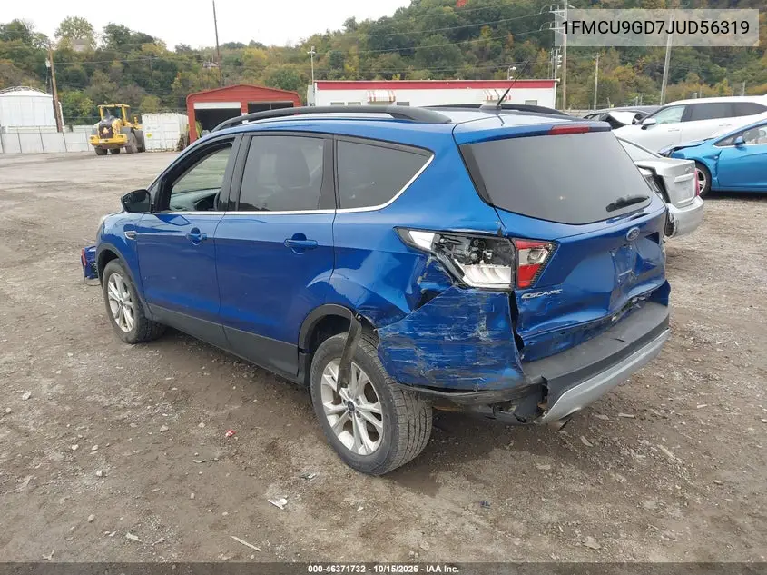 2018 FORD ESCAPE VIN 1FMCU9GD7JUD56319 — фото 3
