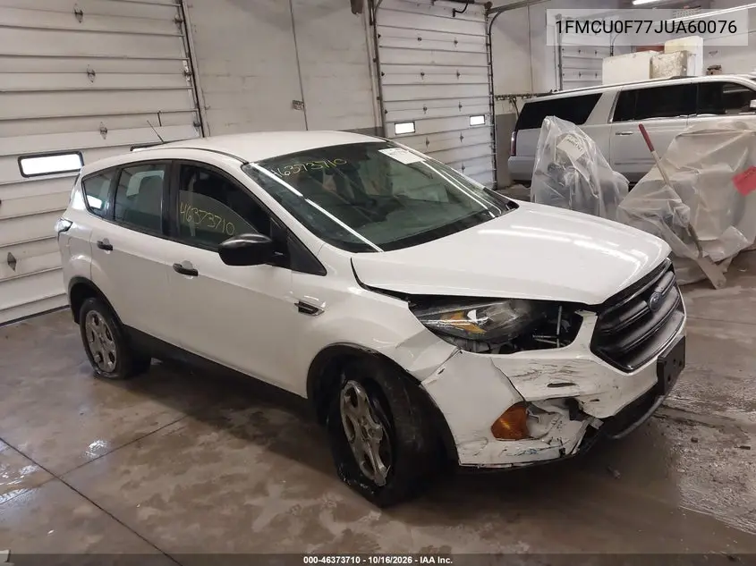 FORD ESCAPE 2018, VIN 1FMCU0F77JUA60076