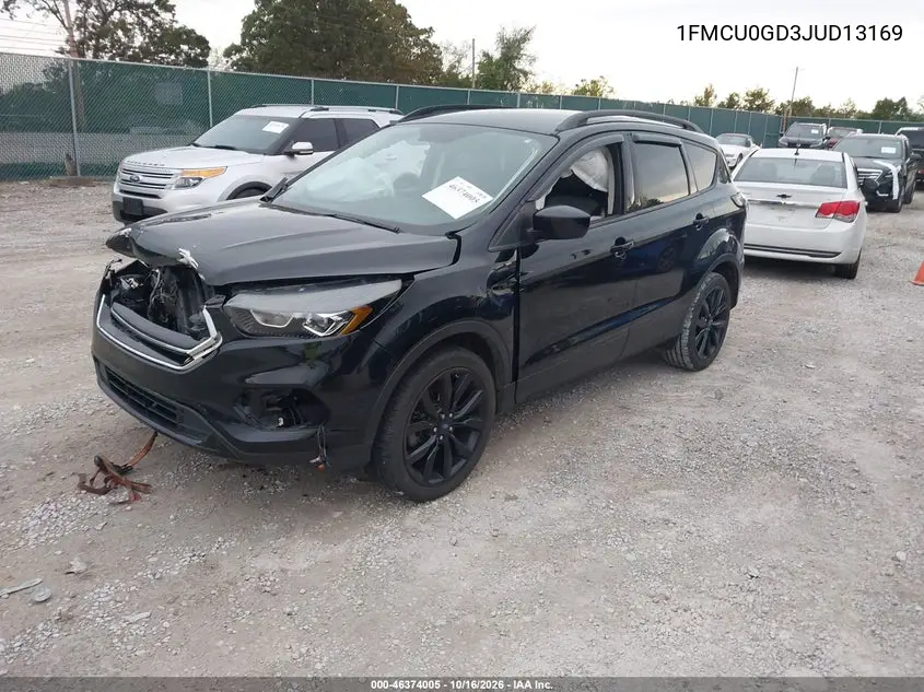 2018 FORD ESCAPE VIN 1FMCU0GD3JUD13169 — фото 2