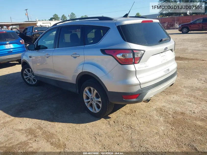 2018 FORD ESCAPE VIN 1FMCU0GD1JUD07550 — фото 2