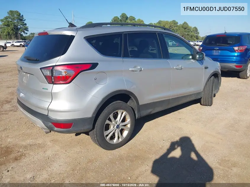 2018 FORD ESCAPE VIN 1FMCU0GD1JUD07550 — фото 3