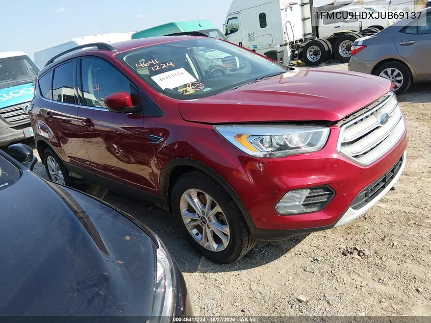 FORD ESCAPE 2018, VIN 1FMCU9HDXJUB69137