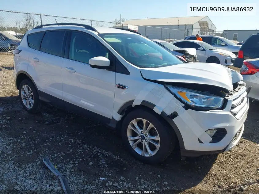 FORD ESCAPE 2018, VIN 1FMCU9GD9JUA86932