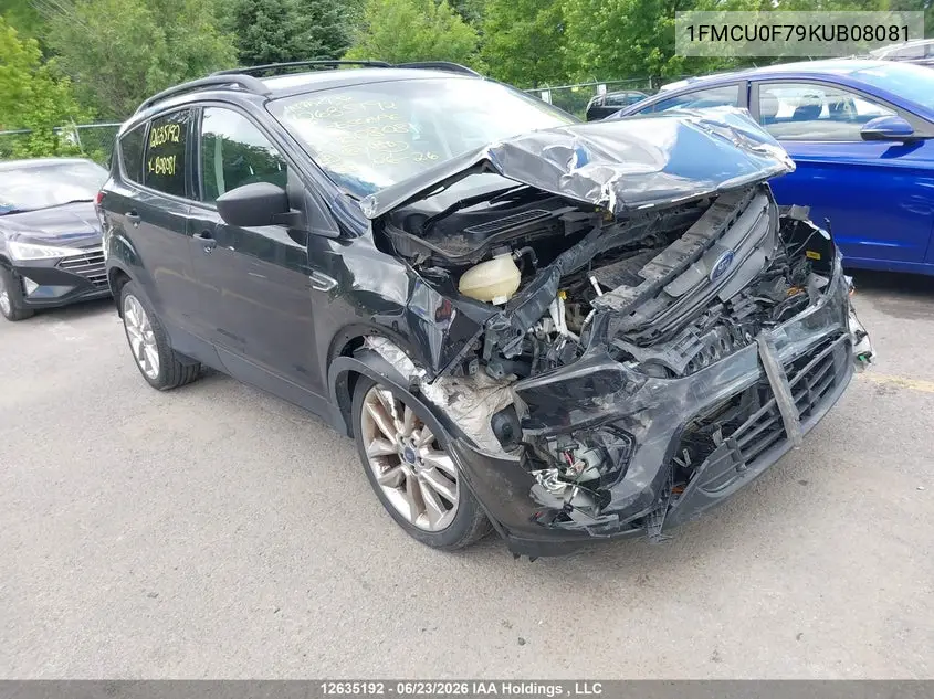 FORD ESCAPE 2019, VIN 1FMCU0F79KUB08081