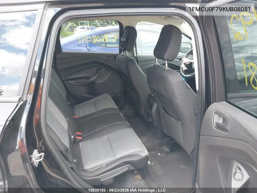 2019 FORD ESCAPE VIN 1FMCU0F79KUB08081 — фото 8