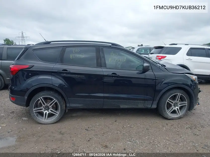 2019 FORD ESCAPE VIN 1FMCU9HD7KUB36212 — фото 12