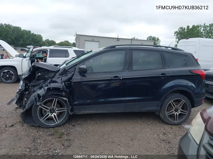 2019 FORD ESCAPE VIN 1FMCU9HD7KUB36212 — фото 13