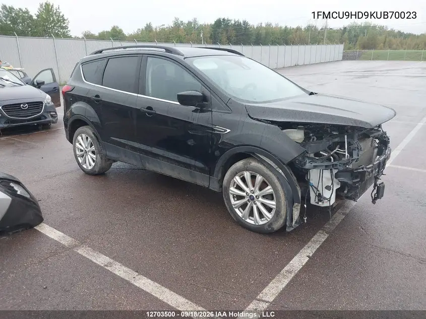FORD ESCAPE 2019, VIN 1FMCU9HD9KUB70023