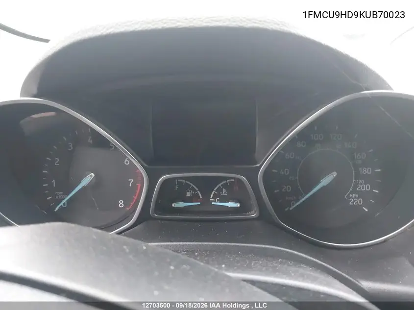 2019 FORD ESCAPE VIN 1FMCU9HD9KUB70023 — фото 7