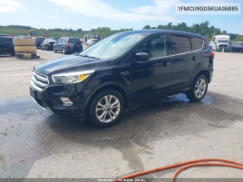 2019 FORD ESCAPE VIN 1FMCU9GD5KUA36885 — фото 2