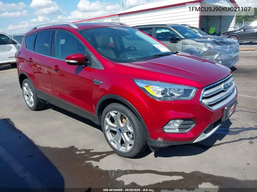 FORD ESCAPE 2019, VIN 1FMCU9J90KUC21107
