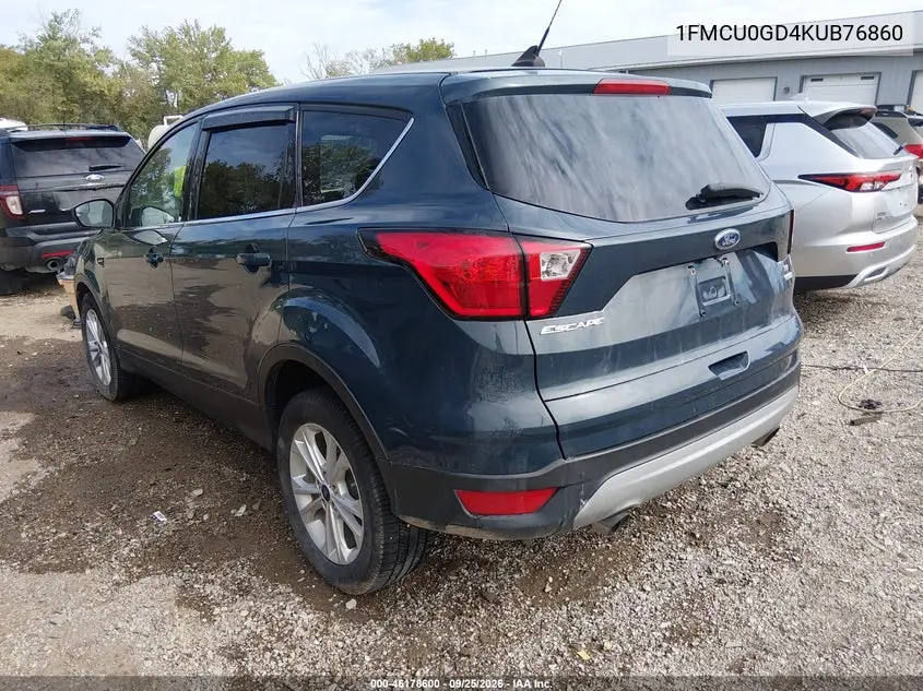 2019 FORD ESCAPE VIN 1FMCU0GD4KUB76860 — фото 3