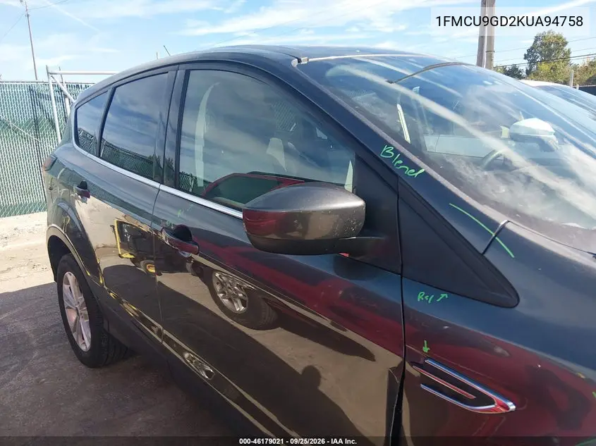 2019 FORD ESCAPE VIN 1FMCU9GD2KUA94758 — фото 13