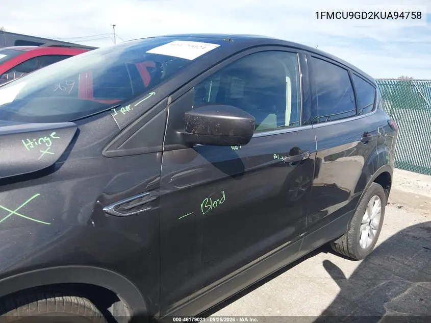 2019 FORD ESCAPE VIN 1FMCU9GD2KUA94758 — фото 14