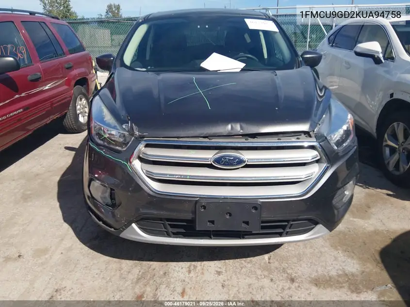 2019 FORD ESCAPE VIN 1FMCU9GD2KUA94758 — фото 6