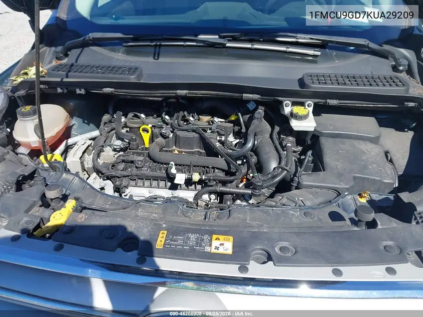 2019 FORD ESCAPE VIN 1FMCU9GD7KUA29209 — фото 10