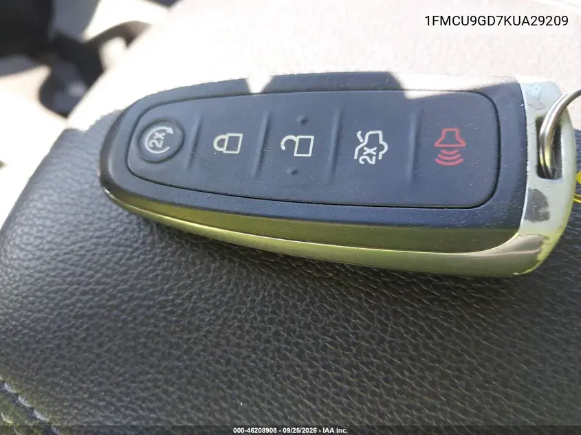 2019 FORD ESCAPE VIN 1FMCU9GD7KUA29209 — фото 11