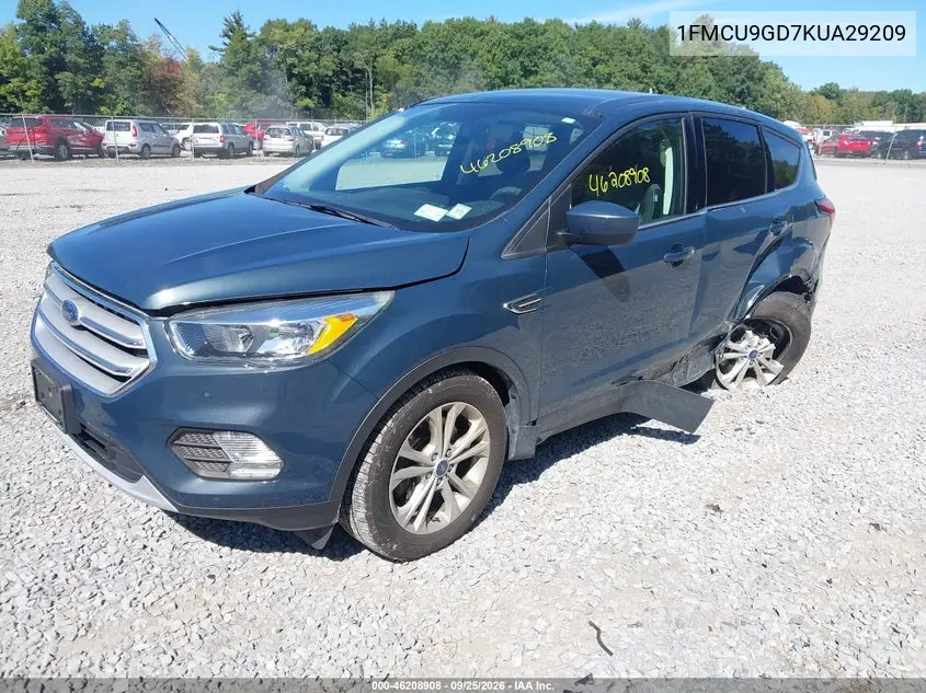 2019 FORD ESCAPE VIN 1FMCU9GD7KUA29209 — фото 2