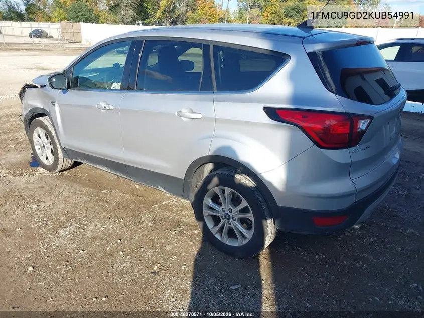 2019 FORD ESCAPE VIN 1FMCU9GD2KUB54991 — фото 3
