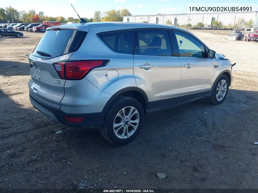 2019 FORD ESCAPE VIN 1FMCU9GD2KUB54991 — фото 4