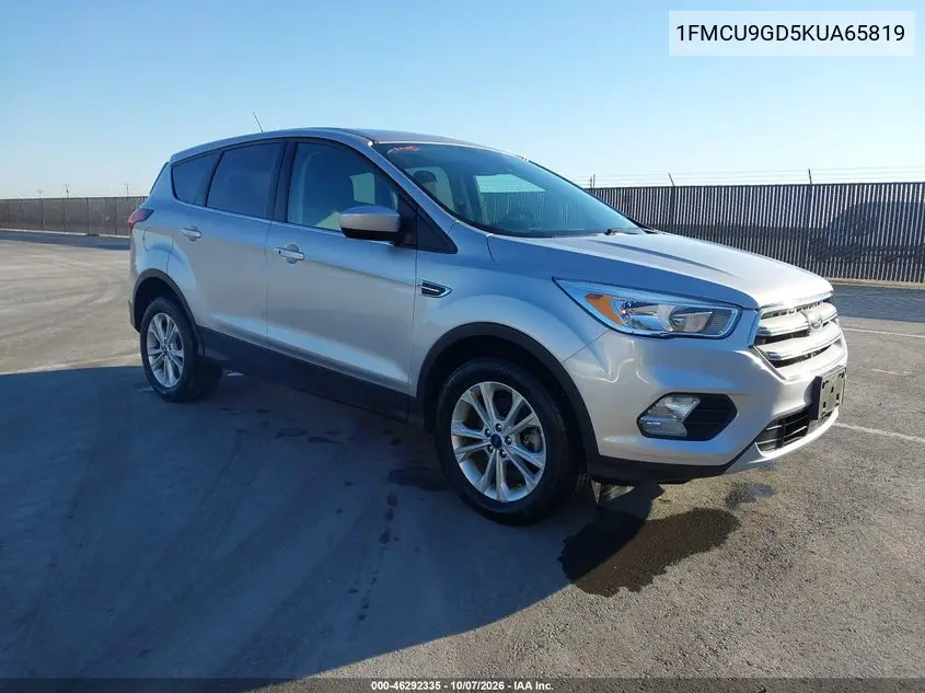FORD ESCAPE 2019, VIN 1FMCU9GD5KUA65819