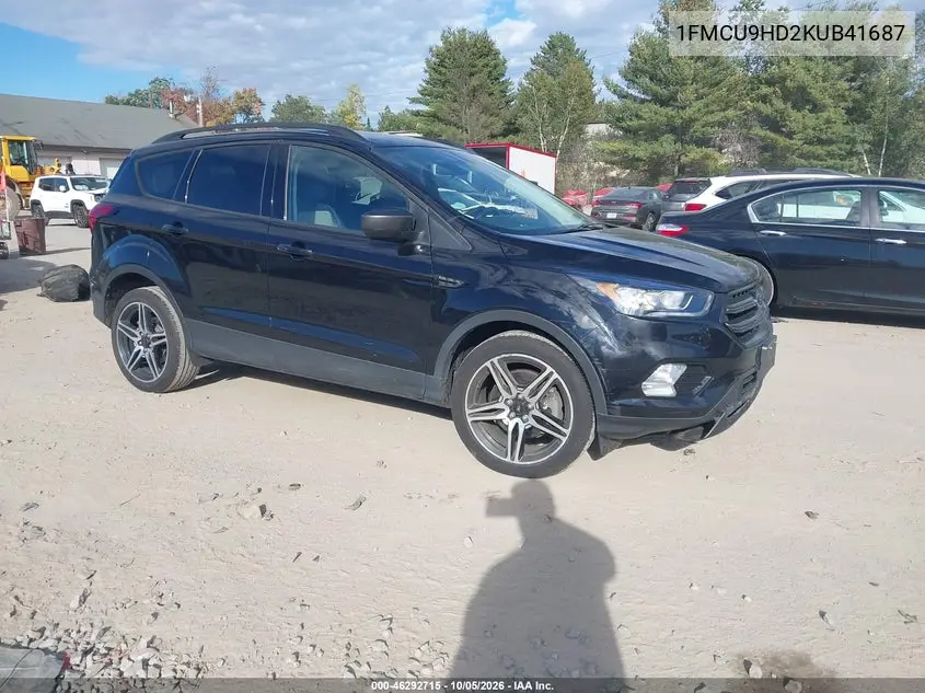 FORD ESCAPE 2019, VIN 1FMCU9HD2KUB41687
