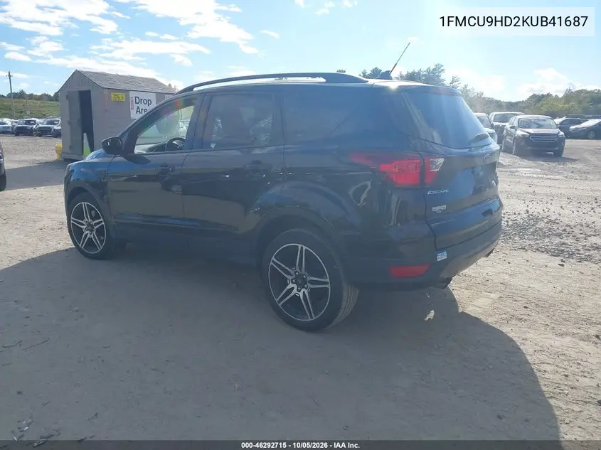 2019 FORD ESCAPE VIN 1FMCU9HD2KUB41687 — фото 3