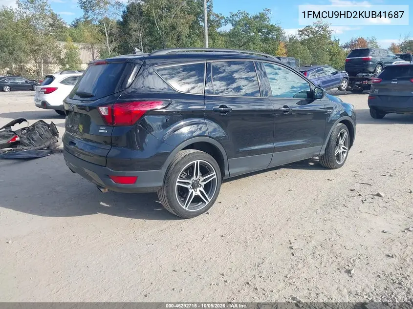 2019 FORD ESCAPE VIN 1FMCU9HD2KUB41687 — фото 4
