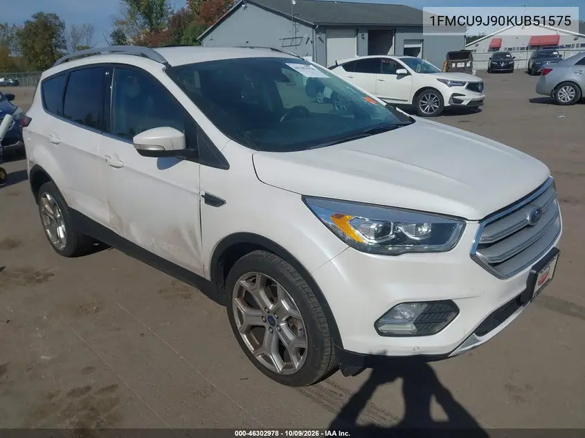 FORD ESCAPE 2019, VIN 1FMCU9J90KUB51575