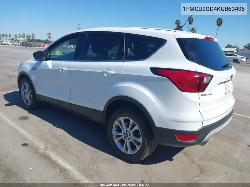 2019 FORD ESCAPE VIN 1FMCU9GD4KUB63496 — фото 3