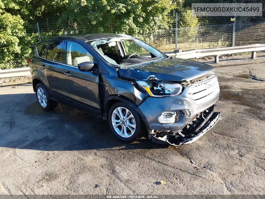 FORD ESCAPE 2019, VIN 1FMCU0GDXKUC45499
