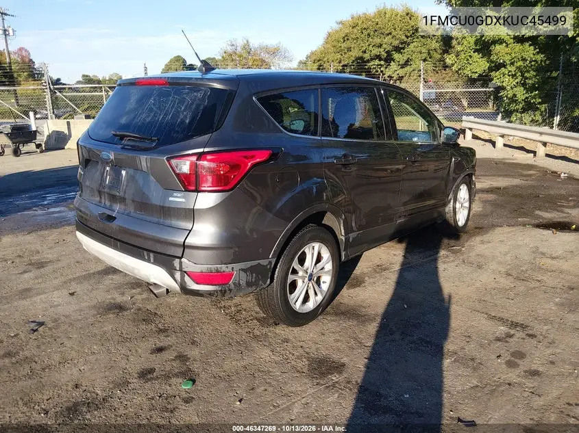 2019 FORD ESCAPE VIN 1FMCU0GDXKUC45499 — фото 4