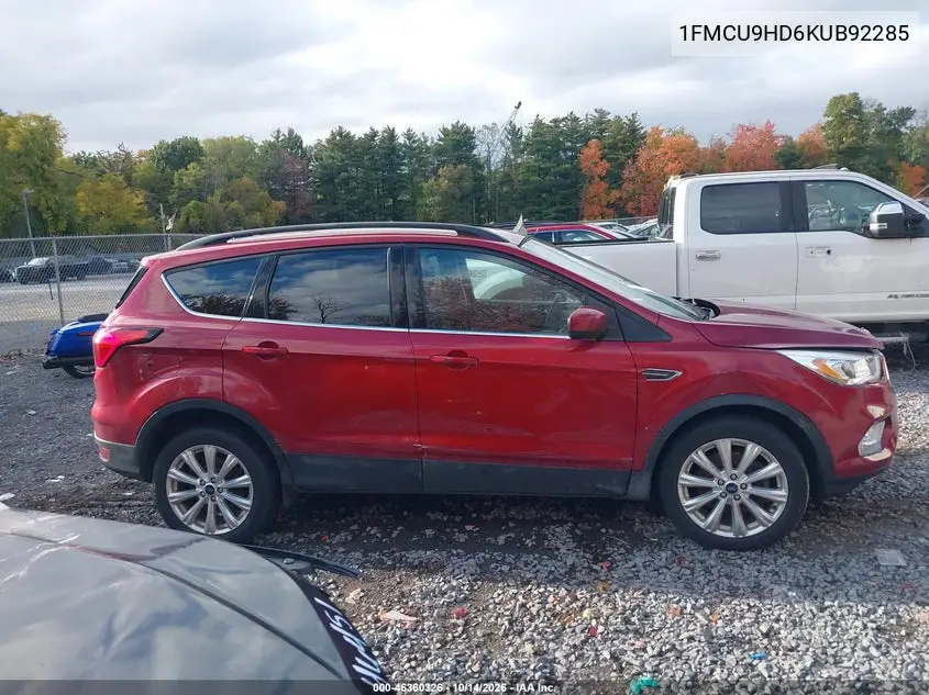2019 FORD ESCAPE VIN 1FMCU9HD6KUB92285 — фото 12