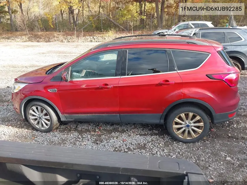 2019 FORD ESCAPE VIN 1FMCU9HD6KUB92285 — фото 13