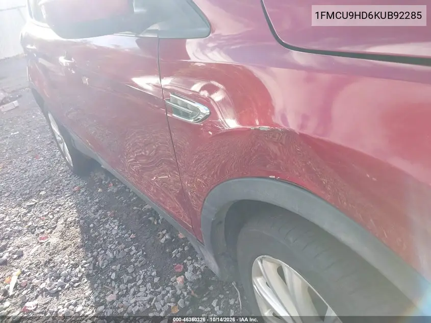 2019 FORD ESCAPE VIN 1FMCU9HD6KUB92285 — фото 6