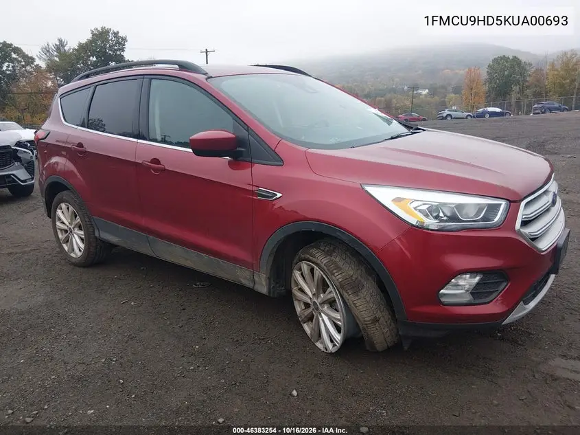 FORD ESCAPE 2019, VIN 1FMCU9HD5KUA00693