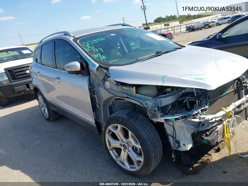 FORD ESCAPE 2019, VIN 1FMCU0J90KUA53545