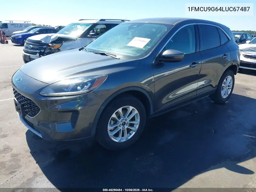 2020 FORD ESCAPE VIN 1FMCU9G64LUC67487 — фото 2